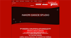 Desktop Screenshot of inikoridance.com